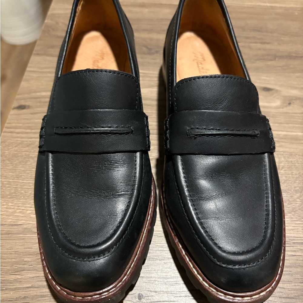 Madewell Black Leather Women's Heeled shoes - size 5